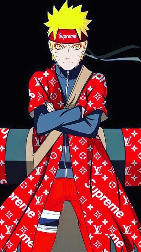 gucci supreme naruto|More.